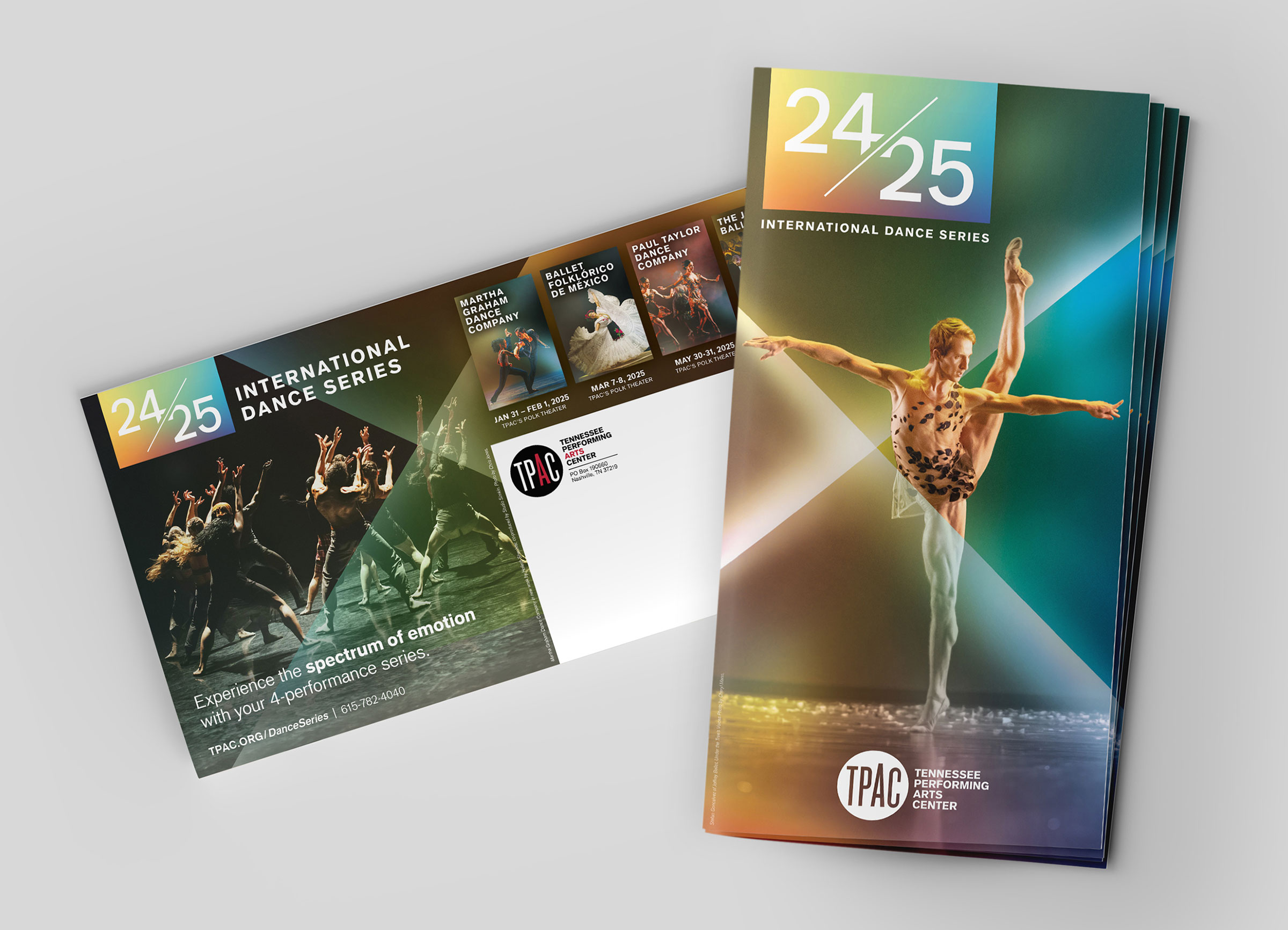 Brochure cover and mailing panel
